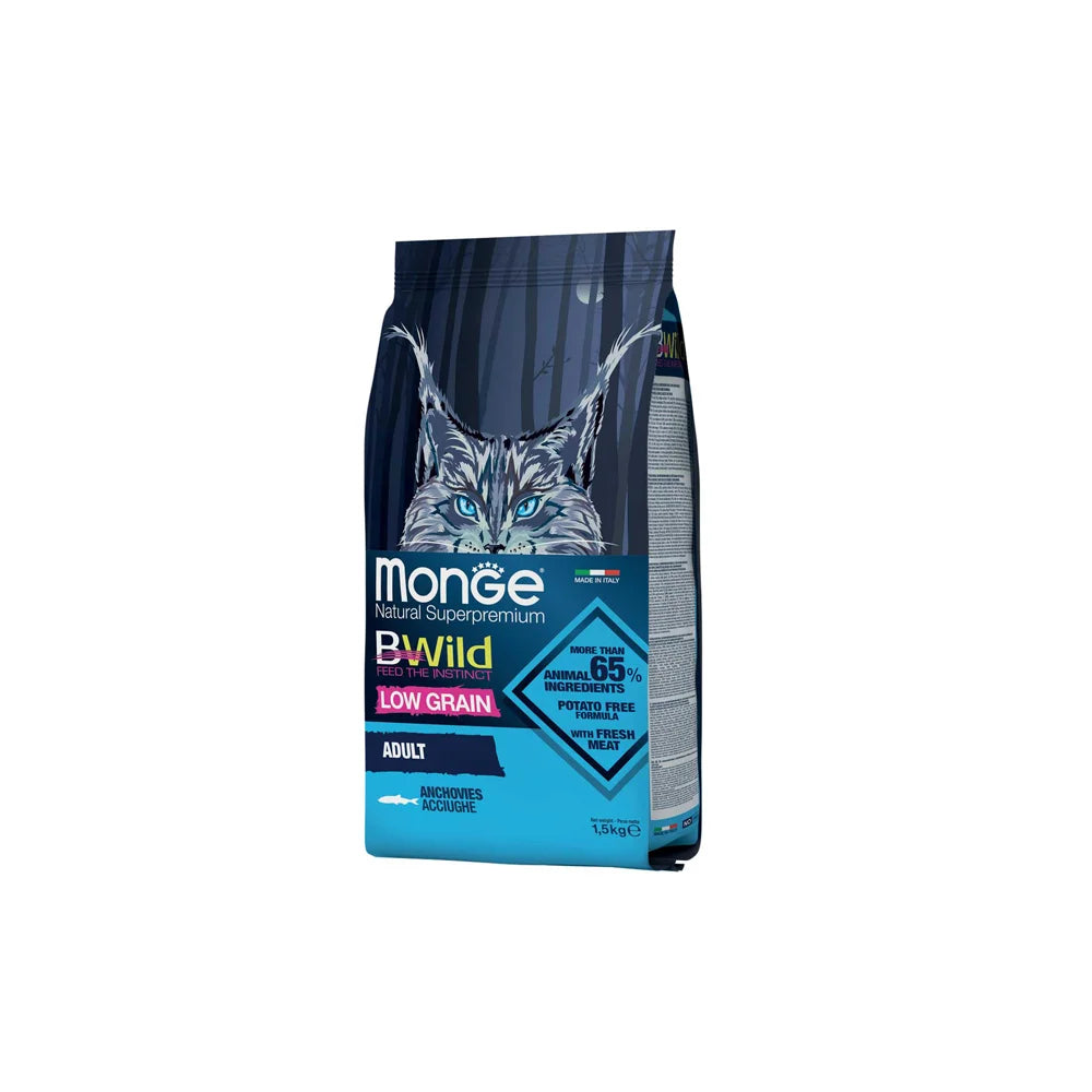 B-Wild Grain Free Adult Anchovies for Cats-1.5kg