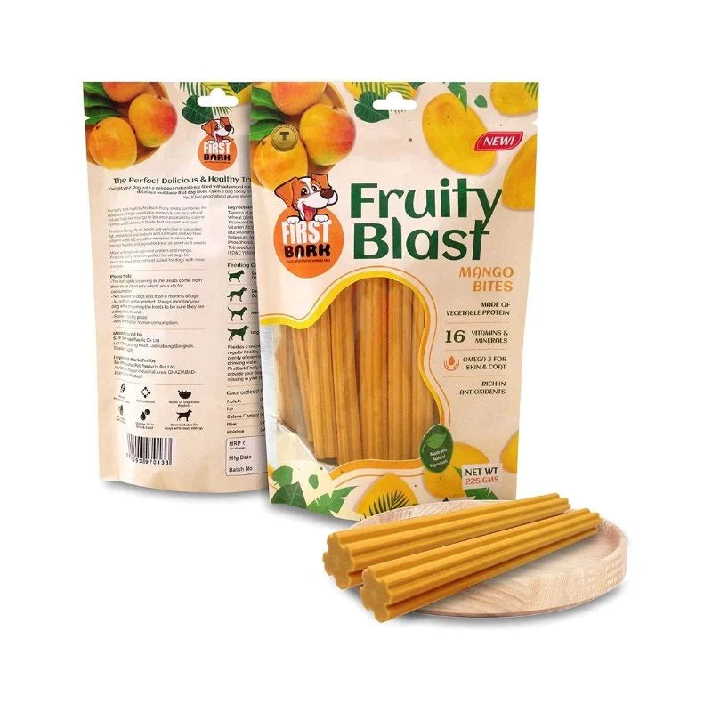 First Bark Dog Treats - Fruity Blast - Mango Bites