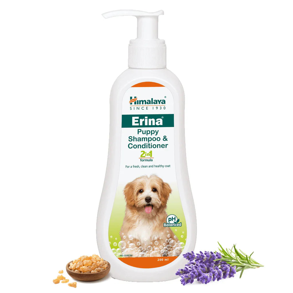 Himalaya Erina Shampoo and Conditioner for Puppies 2-in-1 Formula (200ml)