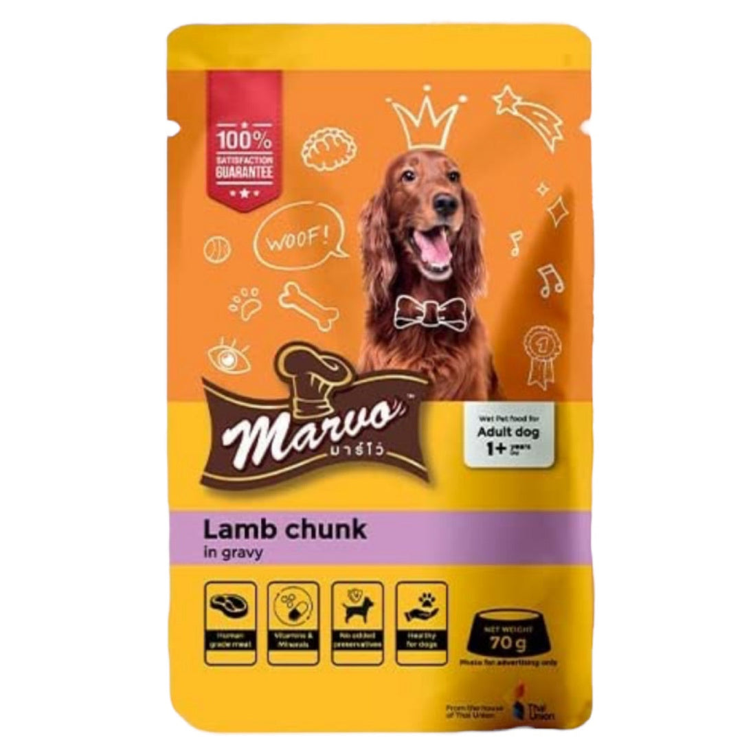 Marvo Lamb Chunks Adult Gravy