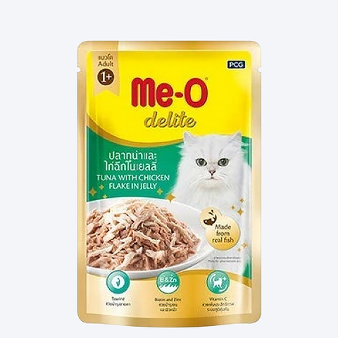 Stray Happy - Me-O Delite Tuna with Chicken Flake in Jelly