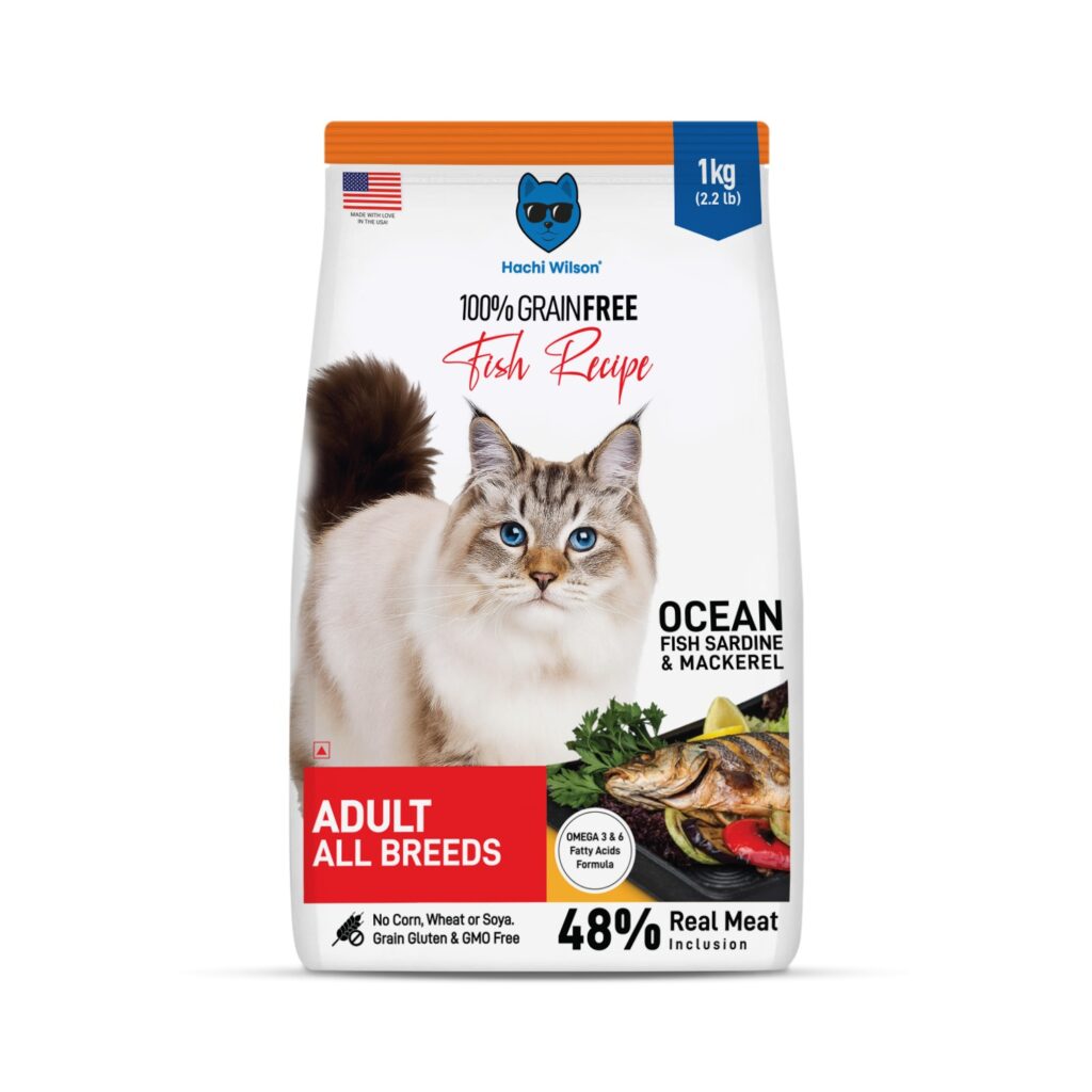 Hachi WilsonOcean Fish Sardine and Mackerel Dry Cat Food