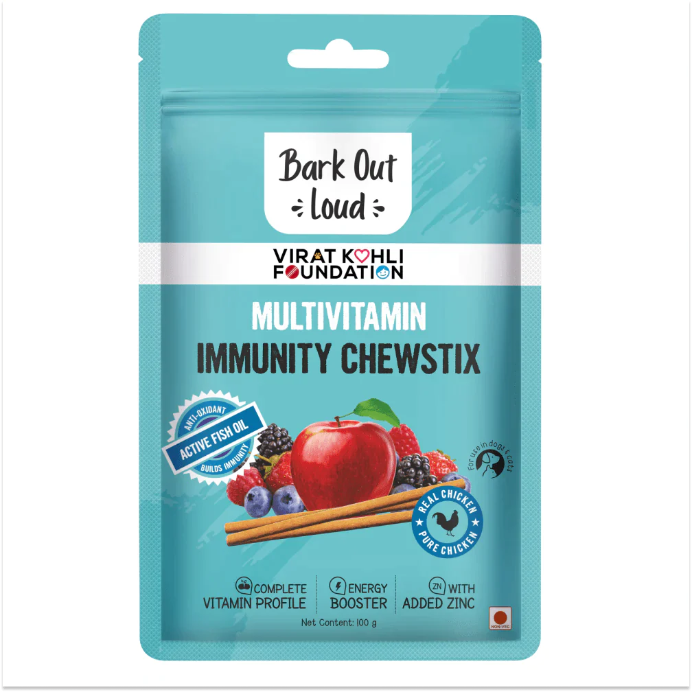 Bark Out Loud Immunity Multi Vitamin Chew Stix for Dogs and Cats