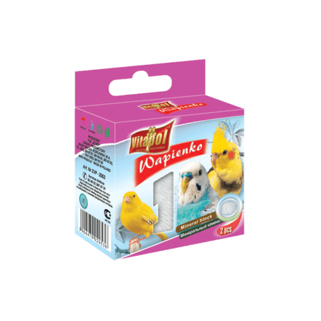 Vitapol Mineral Block For Birds - Natural