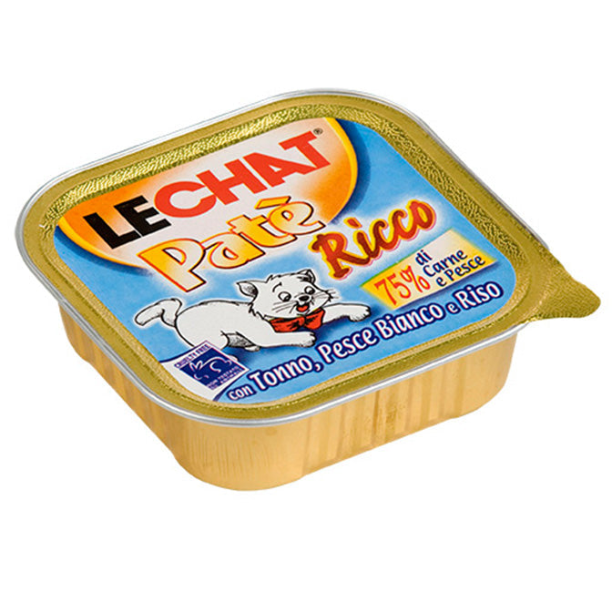 LECHAT Paté Tuna, Ocean Fish & Rice 100g