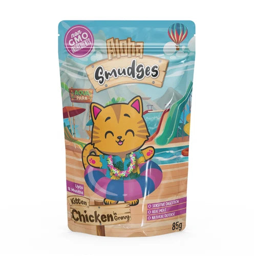 Aloha Smudges Chicken in Gravy Kitten Cat Wet Food