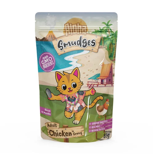 Aloha Smudges Chicken in Gravy Adult Cat Wet Food