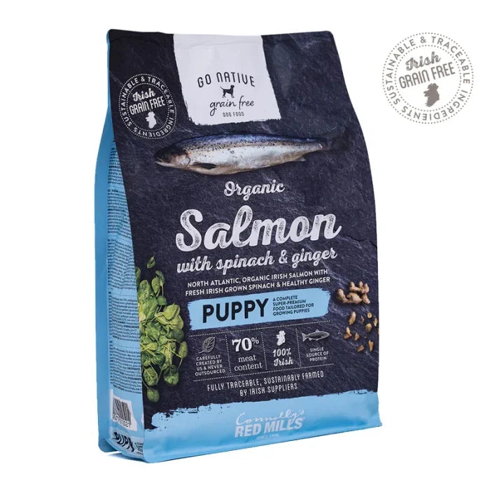 Go Native Puppy Salmon with Spinach & Ginger Dog Dry Food
