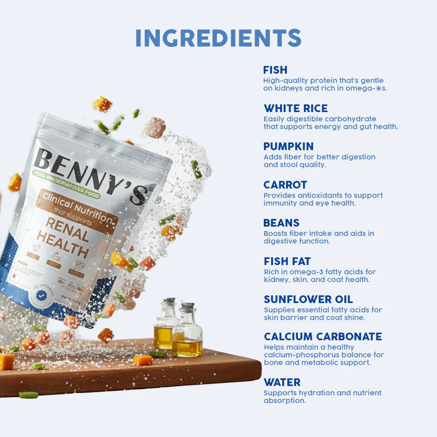 Benny's Bowl Clinical Nutrition for Renal Issues Dog Wet Food