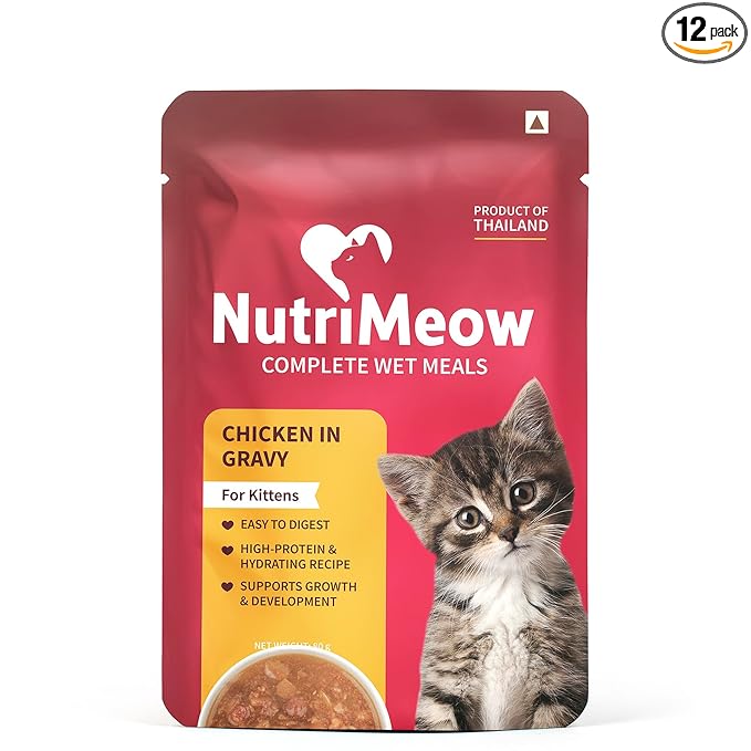 NutriMeow Tuna In Jelly Wet Food For Kitten - 80 gm