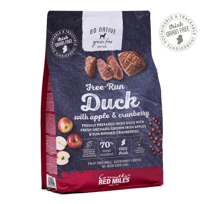 Go Native Duck with Apple & Cranberry Dog Dry Food