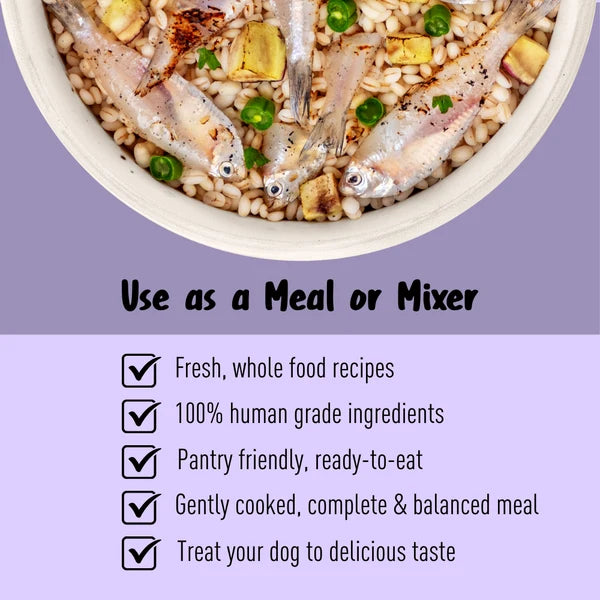 Homiee & Ginger grain free fish Mini Meals for small dogs