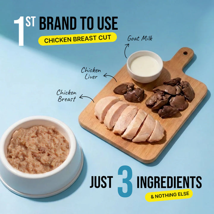 Zoomies Wet Stuff Kitten Growth Wet Food for Kittens, Chicken with Chicken Liver & Goat Milk, Complete & Balanced Wet Food