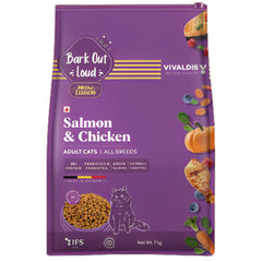 Bark Out Loud Salmon and Chicken Adult Cat Dry Food
