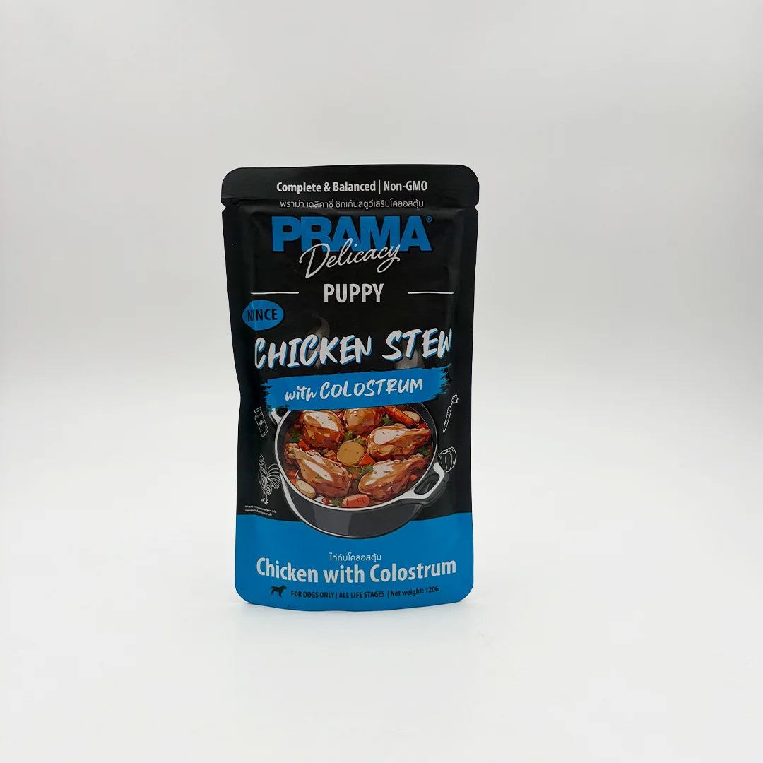 Prama Delicacy Chicken Stew – Puppy Wet Dog Food Pouches 120g