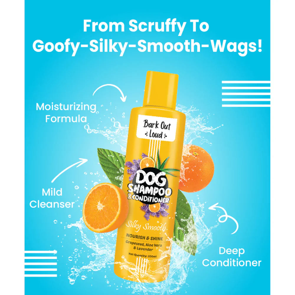 Bark Out Loud Silky Smooth Shampoo Conditioner