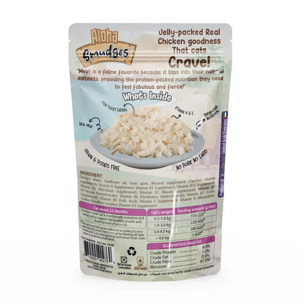 Aloha Smudges Chicken in Jelly Adult Cat Wet Food