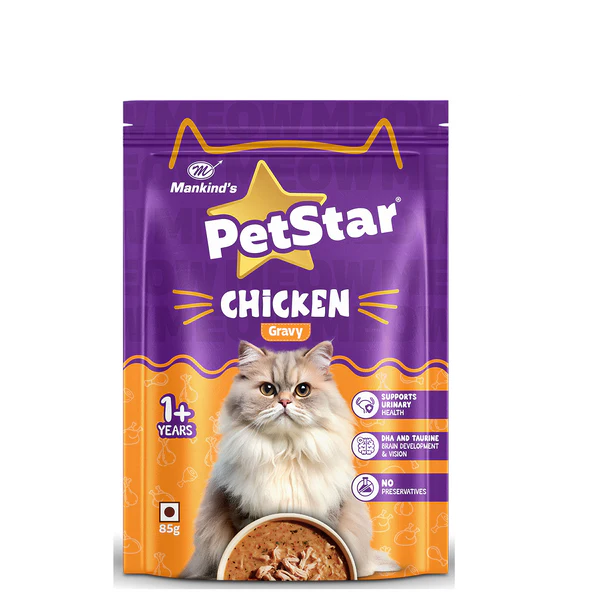 Mankind Petstar Chicken Gravy Adult Cat Wet Food