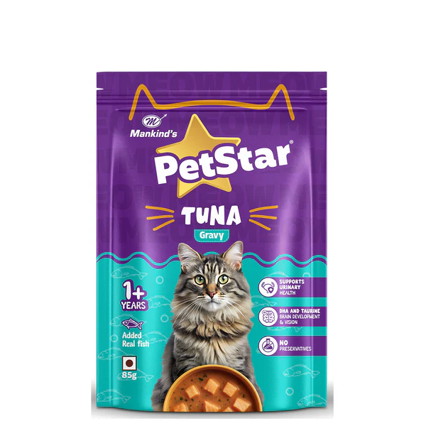 Mankind Petstar Tuna Gravy Adult Cat Wet Food