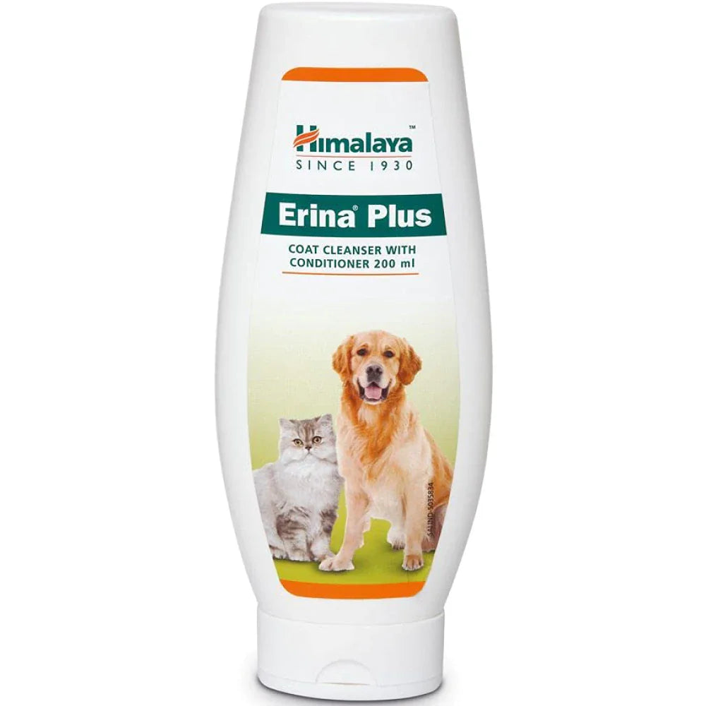 Himalaya - Erina Plus Coat Cleanser with Conditioner for Cats & Dogs- 200ml