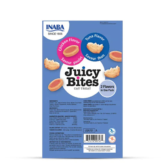 Inaba Juicy Bites Fish N Clam Flavor Cat Treat