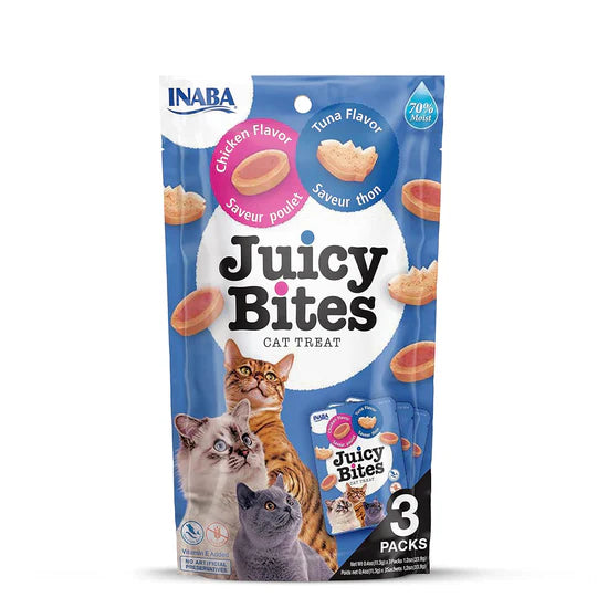 Inaba Juicy Bites Tuna and  Chicken Flavor Cat Treat