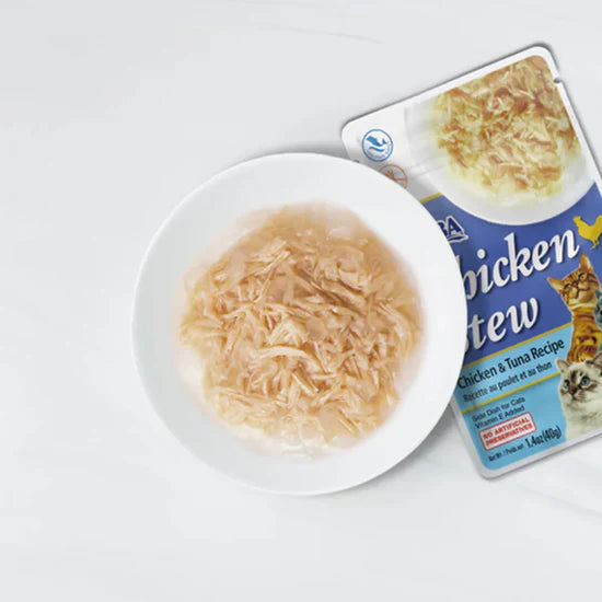 Inaba Chicken Stew Chicken n Tuna Recipe Wet Cat Food - All Breeds and Life Stages - 40g