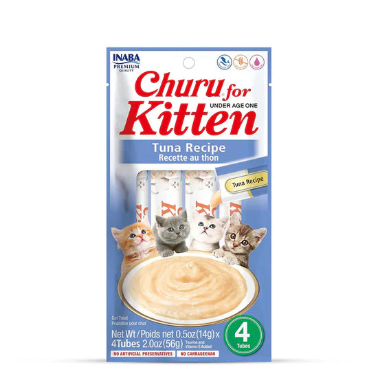 Inaba Churu For Kitten Tuna Recipe Creamy Cat Treat