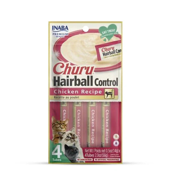 Inaba Churu For Hairball Chicken Cat Treat