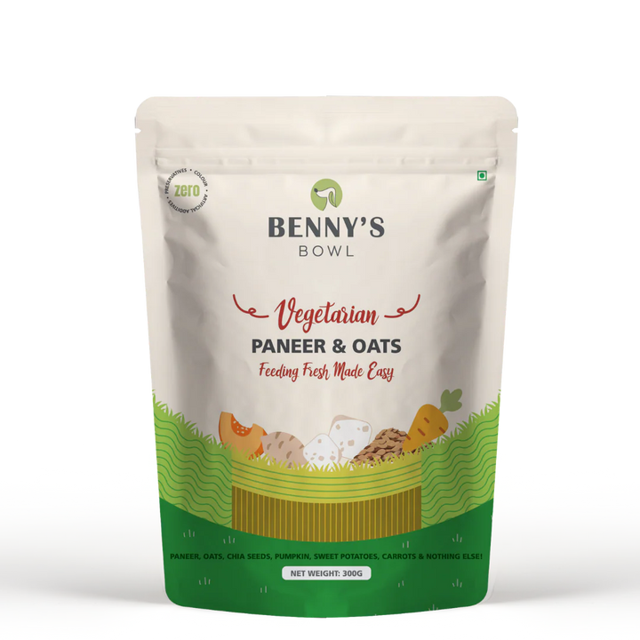 Bennys Bowl Paneer and Oats Rice Dog Fresh and Wet Food