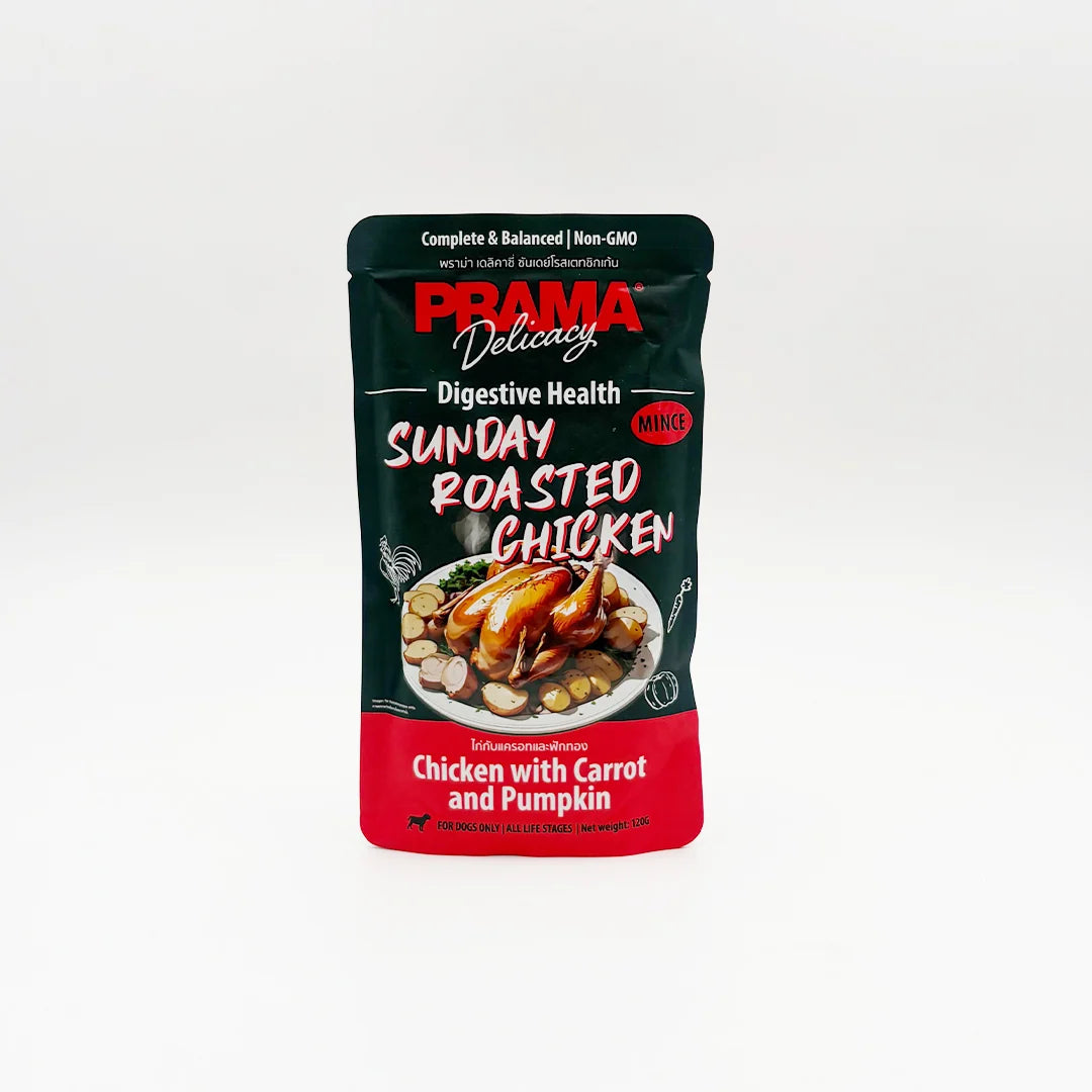 Prama Delicacy Sunday Roasted Chicken Wet Dog Food Pouches 120g