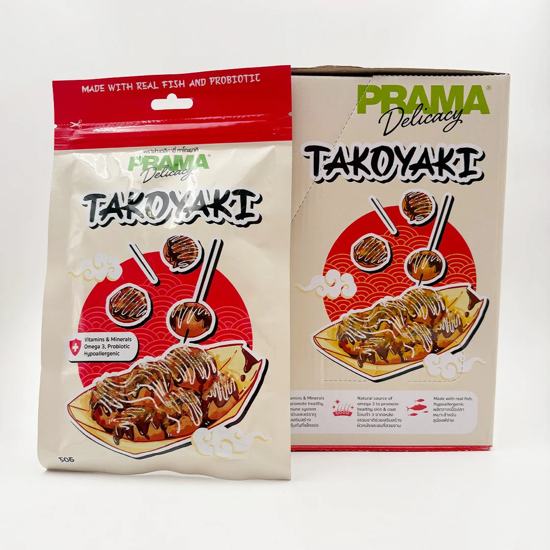 Prama  Takoyaki Japanese Edition Dog Treats 50g