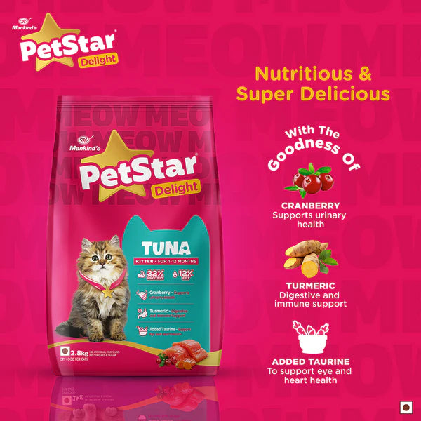 Mankind PetStar Tuna Kitten Cat Dry Food