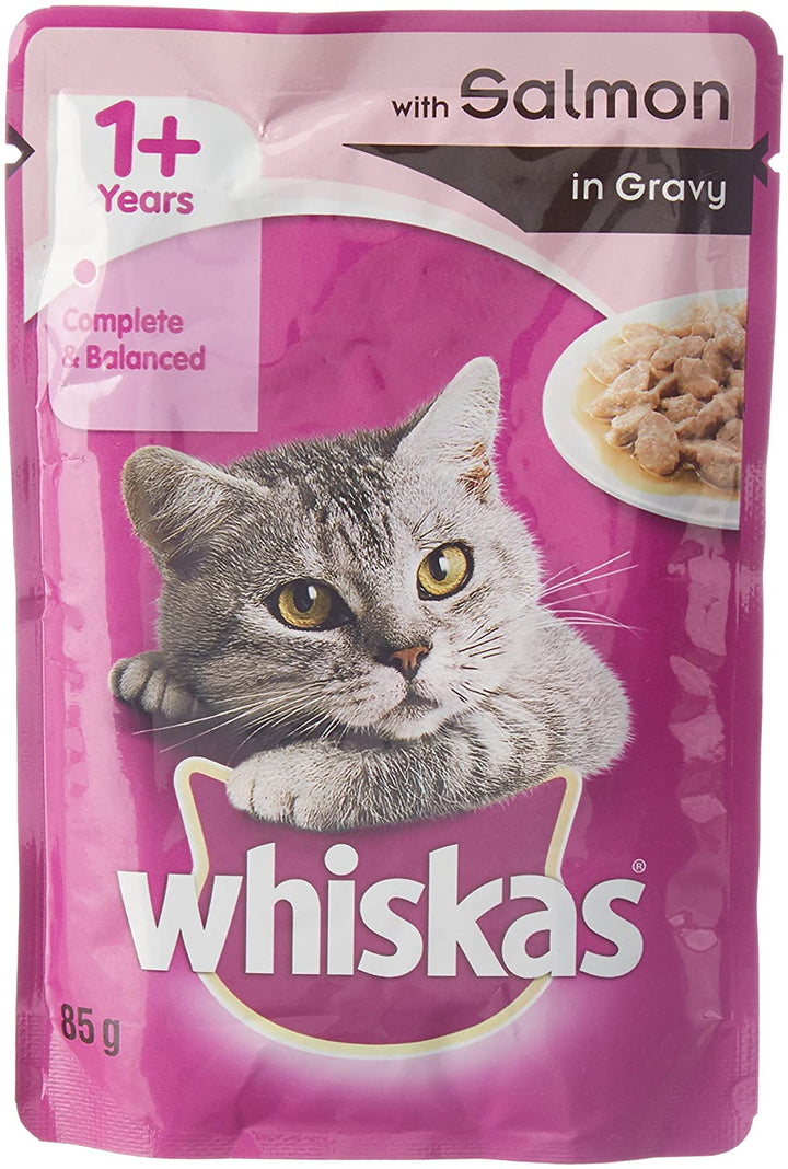 Stray Happy - Whiskas Adult Salmon Gravy