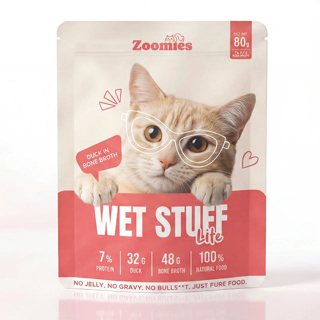Wet Stuff Lite - Duck Breast in Bone Broth Cat Food