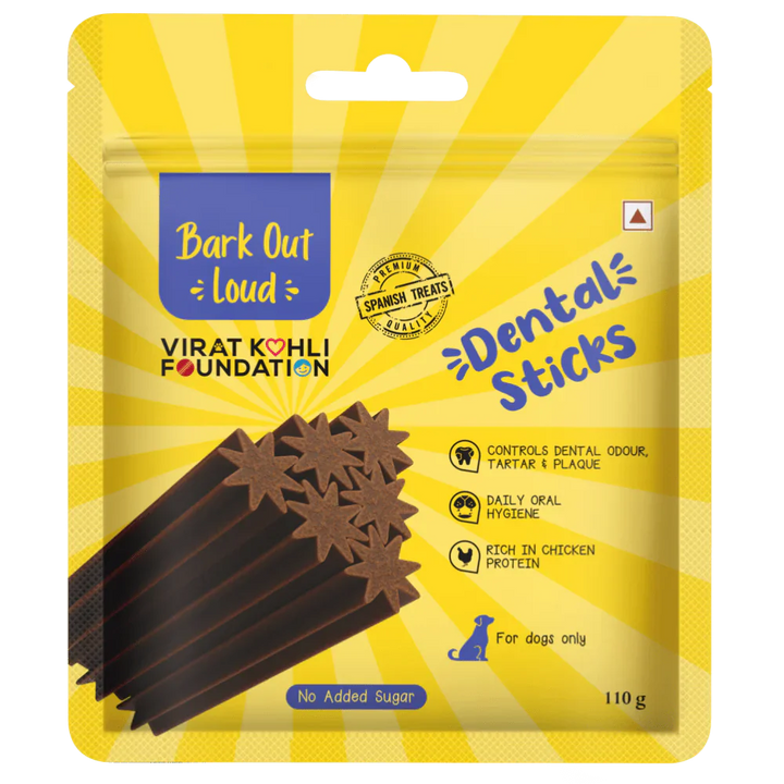 Bark Out Loud by Vivaldis Dental Sticks Dog Treats