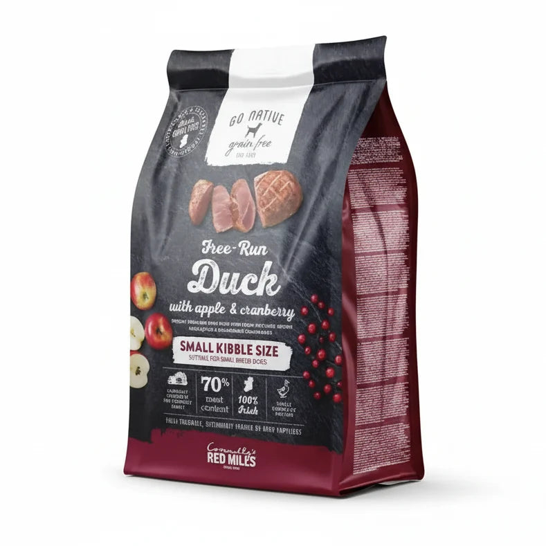 Go Native Small Breed Duck With Apple And Cranberry Dog Dry Food