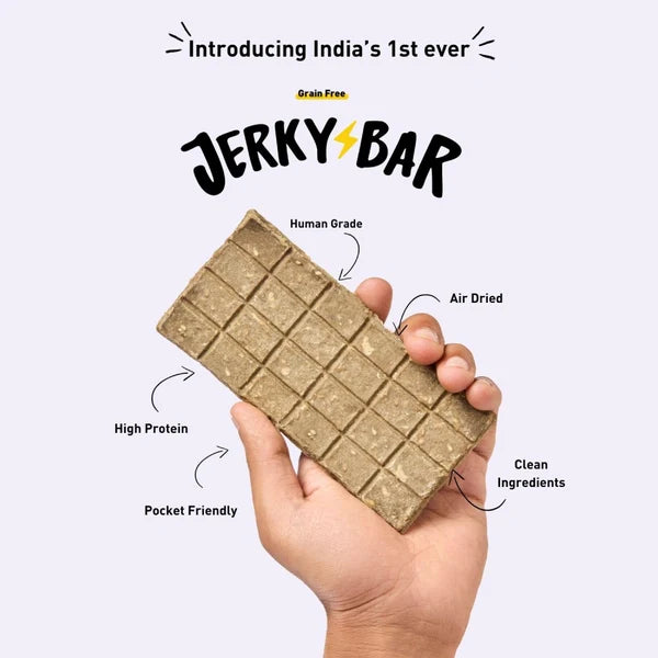 Homiee & Ginger sardine & anchovy fish jerky bar for dogs