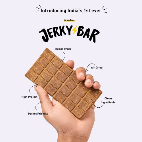 Homiee & Ginger grain free chicken & liver jerky bar for dogs