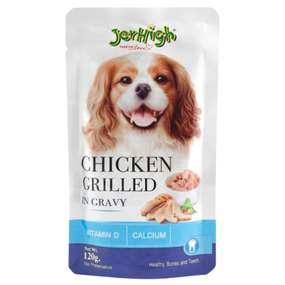 Stray Happy - JerHigh Chicken Grilled in Gravy Wet Dog Food