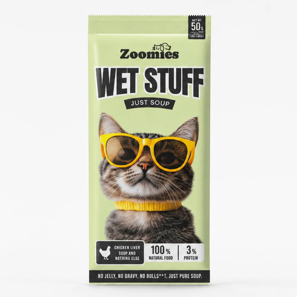 Zoomies Wet Stuff Total Care Cat Wet Food, Tuna & Chicken with Cranberry Extract