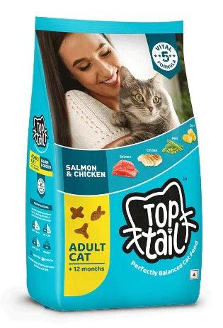 Top Tail Salmon & Chicken Adult Cat Dry Food