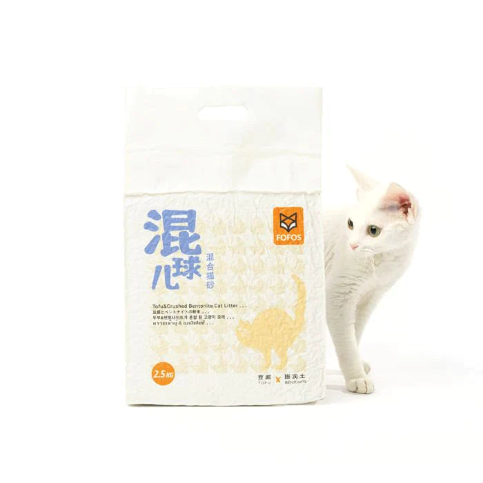 FOFOS Tofu & Crushed Bentonite Cat Litter