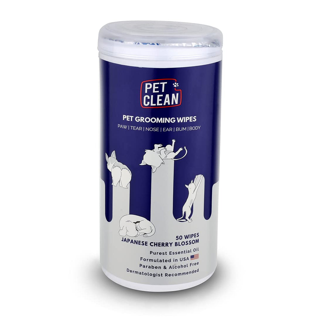 Core Clean Pet Grooming Wipes for Paw-Tear-Nose-Ear-Bum-Body