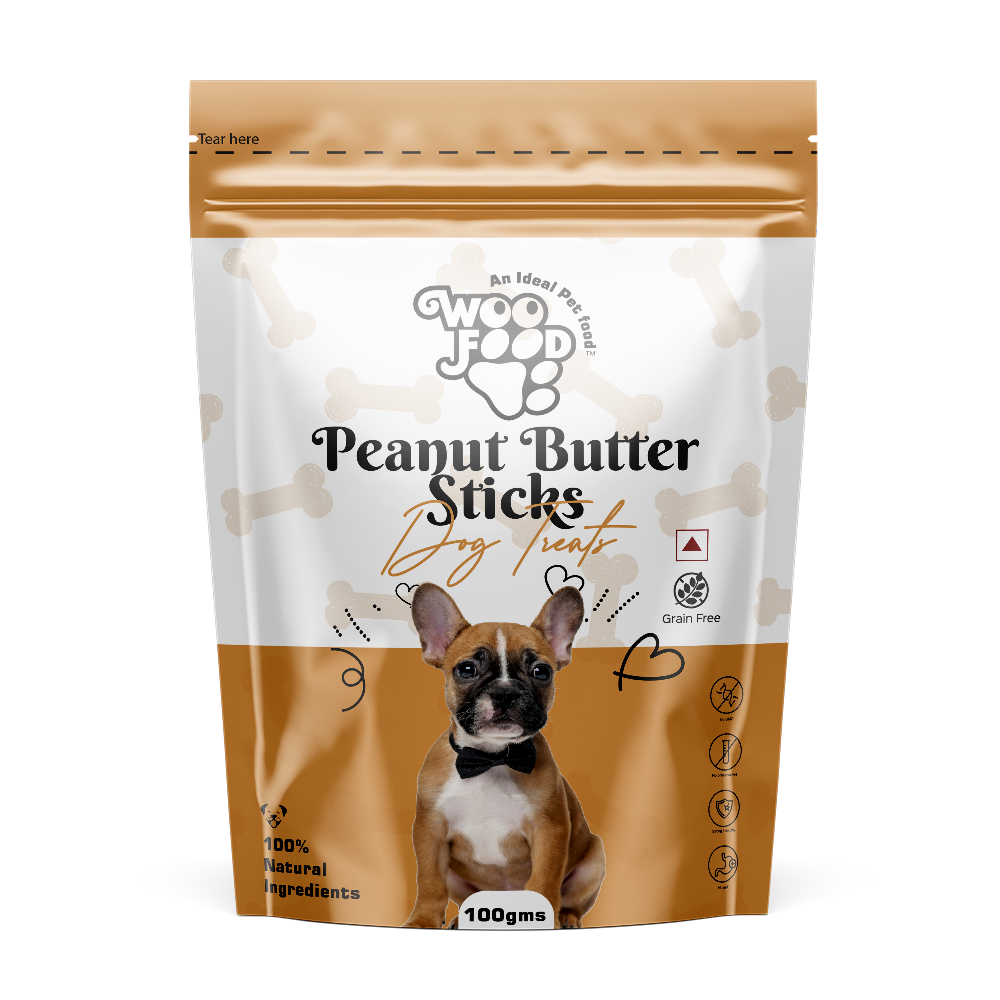 WooFood Peanut Butter Sticks Dog Treats