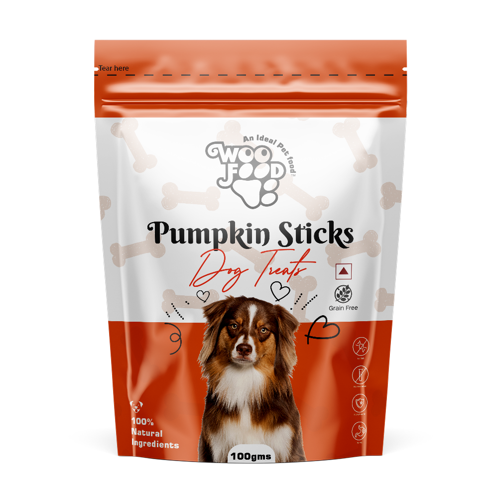 WooFood Pumpkin Sticks Dog Treats