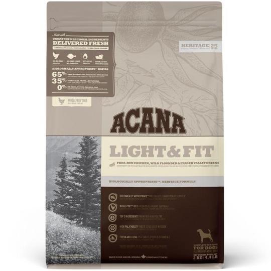 Acana Light & Fit Adult Dog Dry Food (All Breeds)