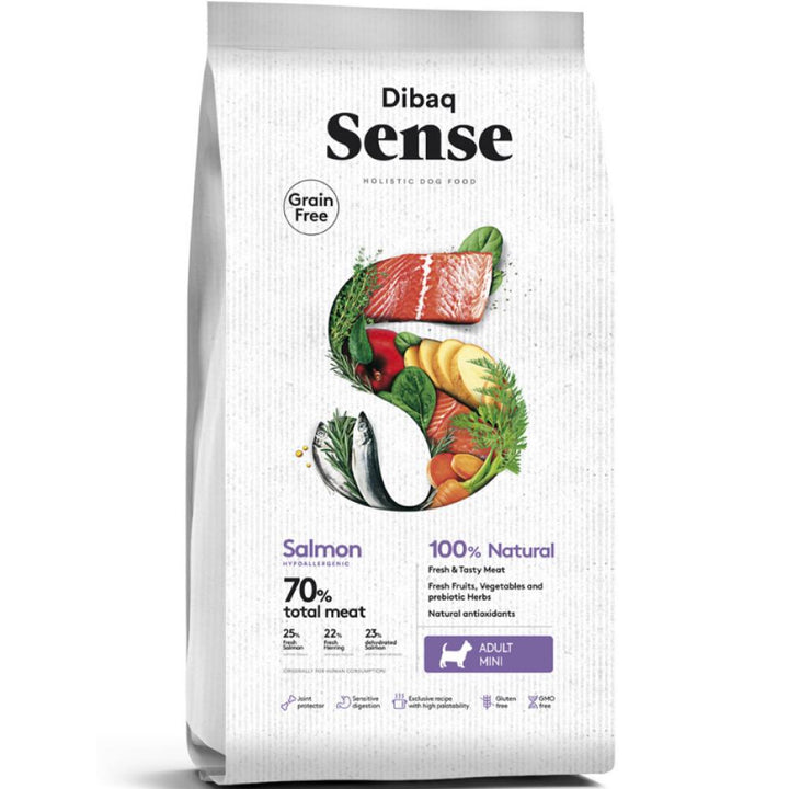 Dibaq Sense- Salmon Grain Free Hypoallergenic Mini Breed