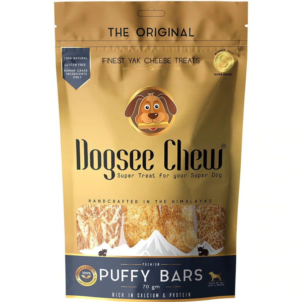 Dogsee Chew 100% Natural Yak Cheese Puffy Bar Dog Treat