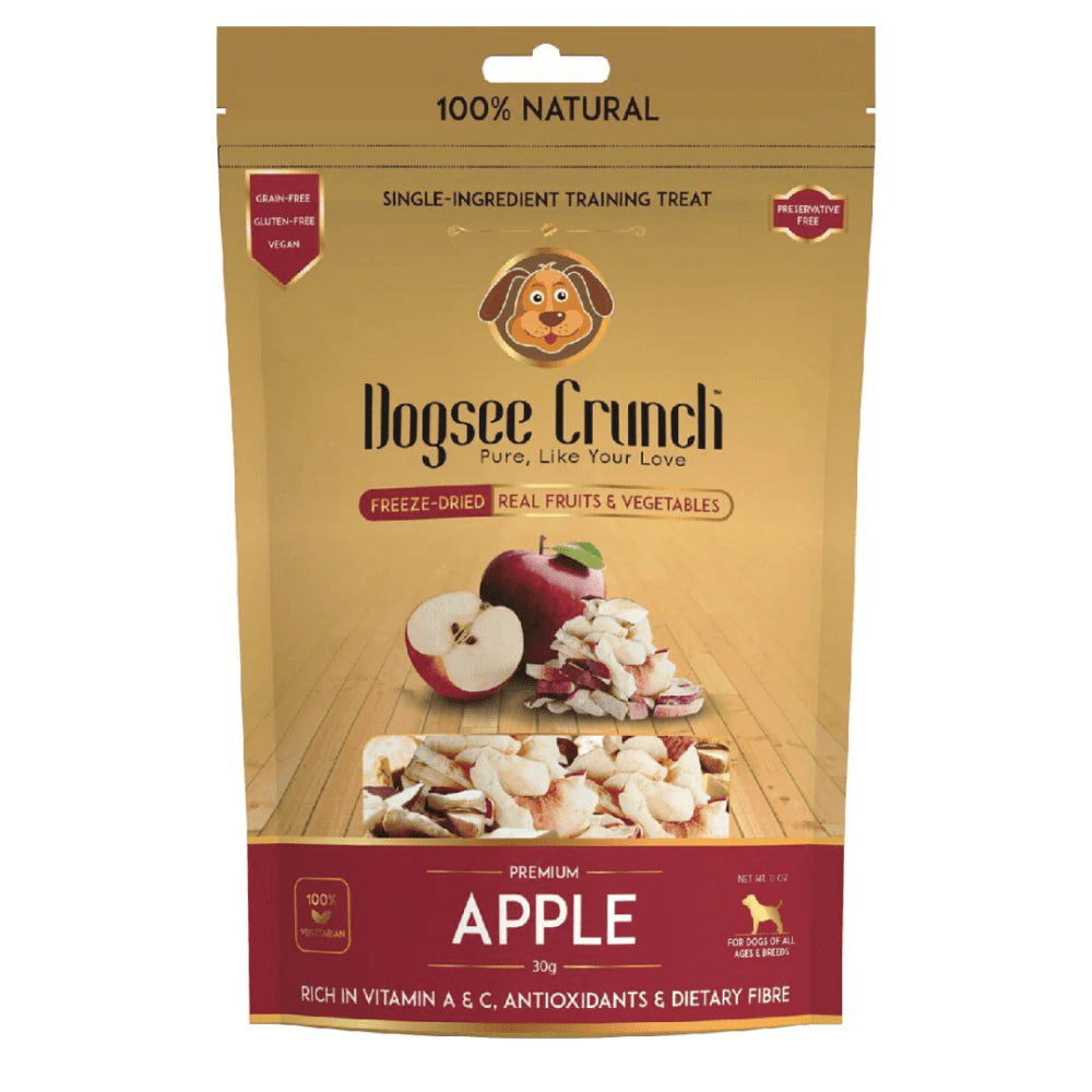 Dogsee Crunch Freeze Dried Apple Dog Treat